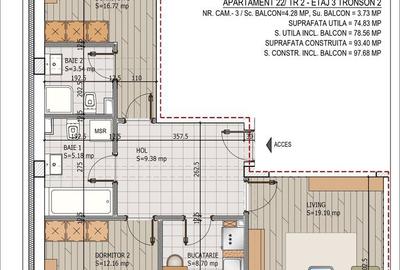Apartament cu 3 camere în Theodor Pallady - 6