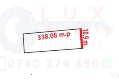 Teren de 338 mp, în Păcii - 1