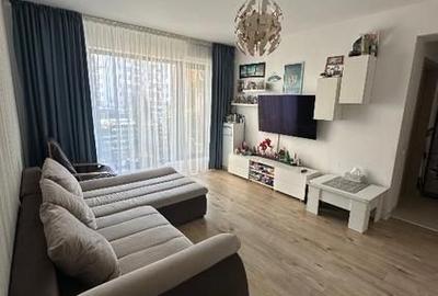 Apartament cu 2 camere semidecomandat, mobilat în Băneasa