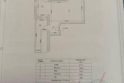 Apartament cu 2 camere decomandat, mobilat în Sud-Est - 16