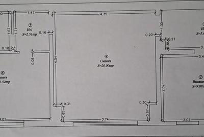 Apartament cu 2 camere semidecomandat în Central - 3