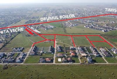 Teren Construcții intravilan de 547 mp, în Moșnița Nouă