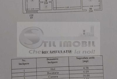 Vand apartament cu 2 camere, SD -Podul Ros - 7