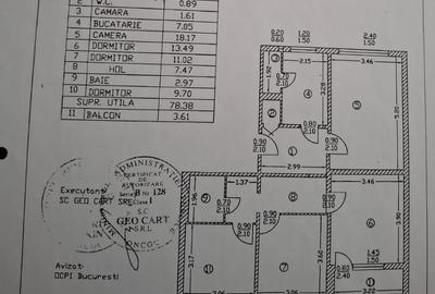 Apartament 4 camere, decomandat, 82 mp - Trapezului, Metrou 1 Decembrie 1918 - 6