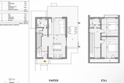 *Vila Bucium-Visan* - 650mp teren - *toate utilitatile* - 3