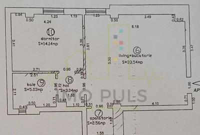 Apartament cu 2 camere semidecomandat, mobilat în Circumvalațiunii