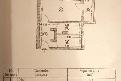 Apartament cu 2 camere semidecomandat în Km 4 - 2