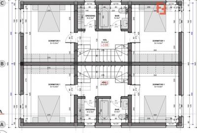Duplex cu 3 camere cu Canalizare în Moșnița Nouă - 3