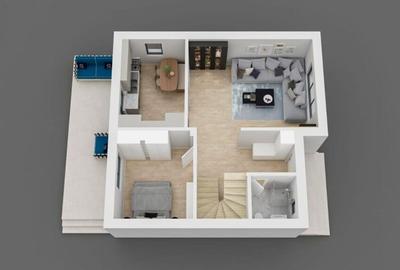 Vila 4 Camere, Incalzire in Pardoseala, Teren 434 mp, Berceni - 3