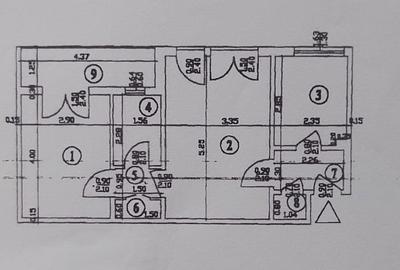 Apartament cu 2 camere semidecomandat în Costin Georgian - 5