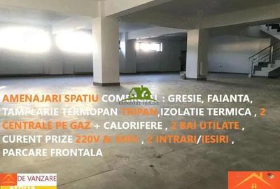 Spatiu comercial nou amenajat 2 intrari/2bai/2centrale/PVC tripan - 1