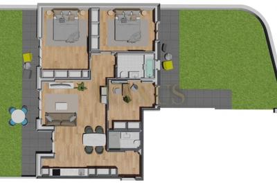 Apartament cu 4 camere semidecomandat în Florești - 2