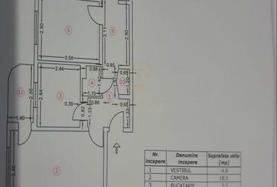 Apartament cu 3 camere decomandat, mobilat în Apusului - 12
