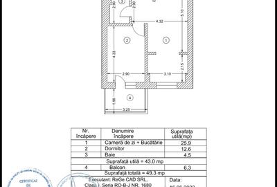 Apartament cu 2 camere decomandat, mobilat în Theodor Pallady - 10