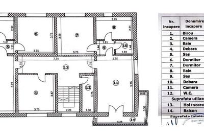 Vila spatioasa cu 13 camere | 572mp utili | 1321mp teren - 38