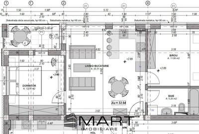 Apartament cu 3 camere semidecomandat în Vest - 8