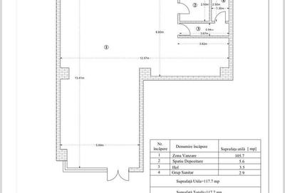 Titulescu, stradal , renovat,spatiu, suprafata utila 112 mp, - 1