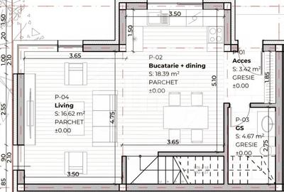 Duplex cu 4 camere cu Teren 170 Mp în Bună Ziua - 14