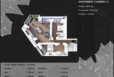 Apartament cu 2 camere decomandat în Tomis Plus - 9