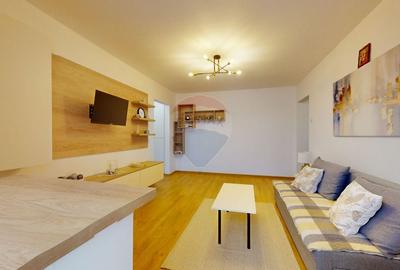 Apartament cu 2 camere semidecomandat, mobilat în Tractorul - 2