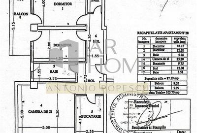 Apartament 3 camere, garaj propriu, mobilat si utilat, central, Ploies - 15