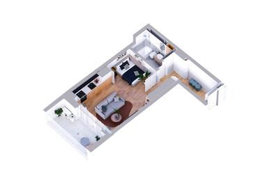 Nou! Solid Residence Baba Novac- Incalzire In Pardoseala - Studio la cheie - 14