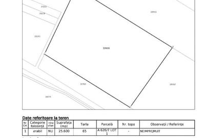 Teren agricol extravilan de 25600 mp, în Abator - 1