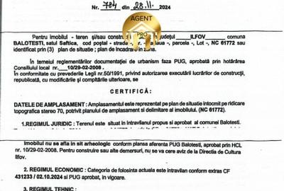 Teren Construcții intravilan de 677 mp, în Săftica - 9