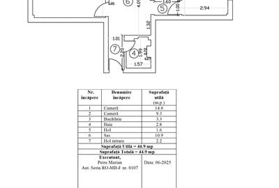 Apartament 2 camere Mega Mall centrala proprie - 6