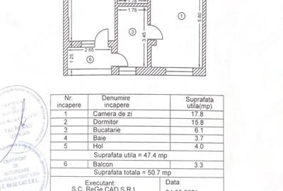 Apartament cu 2 camere semidecomandat în Titan - 7