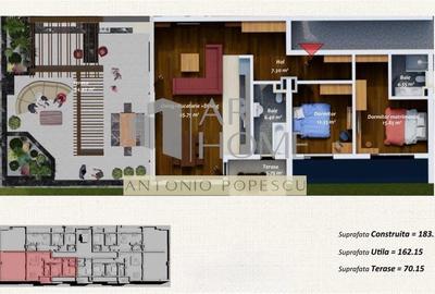 Penthouse 3 camere, constructie noua, in Ploiesti, zona Nord/ Kaufland - 19