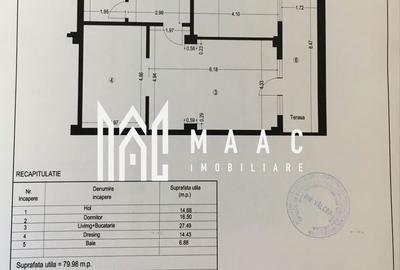 Apartament cu 3 camere, mobilat în Central - 7