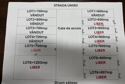 Teren de 700 mp, în Exterior Vest - 3