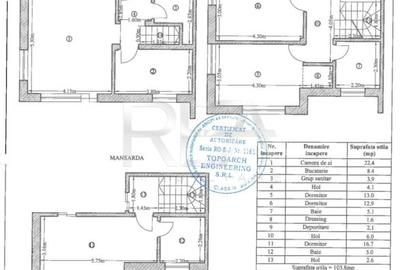 Duplex cu 4 camere la 1,7 kilometri de statia de metrou Nicolae Teclu - 26