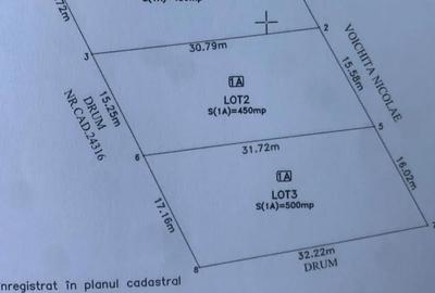 Teren de 450 mp, în Central