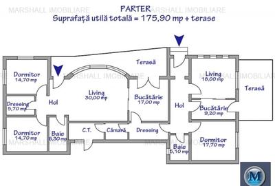 Vila cu 5 camere de vanzare in Strejnicu, 175.90 mp #15822 - 4