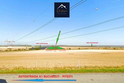 Oportunitate-Teren intravilan-5 ha-langa Pitesti - Parc Fotovoltaic