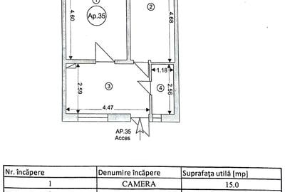 Apartament cu 2 camere decomandat în Centrul Civic - 10