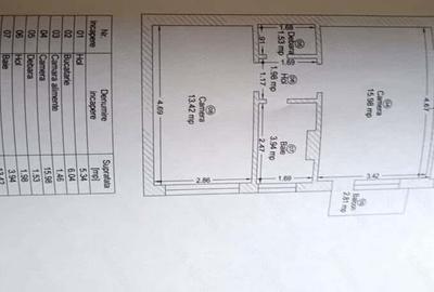 Apartament cu 2 camere semidecomandat în Tipografilor - 1