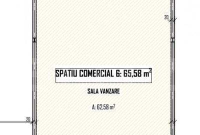 Spa?iu comercial, 65 mp, zona Artema Shopping City - 1