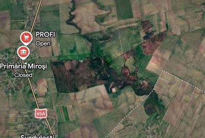 Teren de 80000 mp, în Miroși
