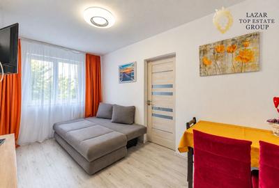 Apartament cu 3 camere semidecomandat, mobilat în Intim