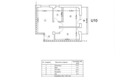 Apartament cu 2 camere în Rediu