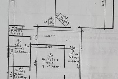 Apartament cu 2 camere decomandat în Central