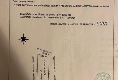 Teren de 1000 mp, în 23 August - 2