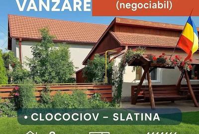 Casă cu 3 camere cu Teren 2200 Mp în Clociov