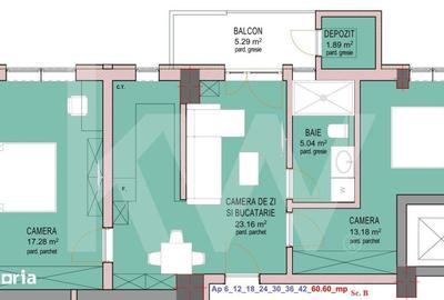 Apartament cu 3 camere în Șelimbăr - 2