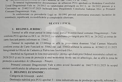Teren de 14096 mp, în Militari