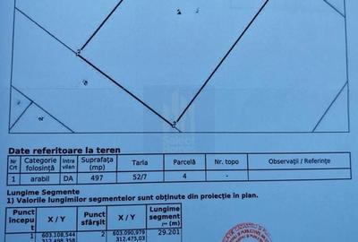 Teren de 497 mp, în Frumușani - 3