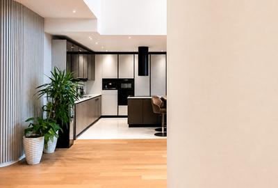 Penthouse cu 5 camere, mobilat în Barbu Văcărescu - 10